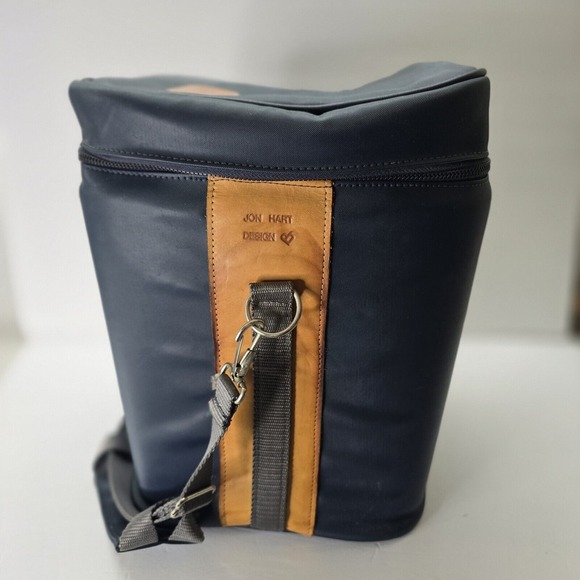 Vintage Jon Hart NAVY Insulated Cooler ICE CHEST‎ Canvas - Picture 4 of 15